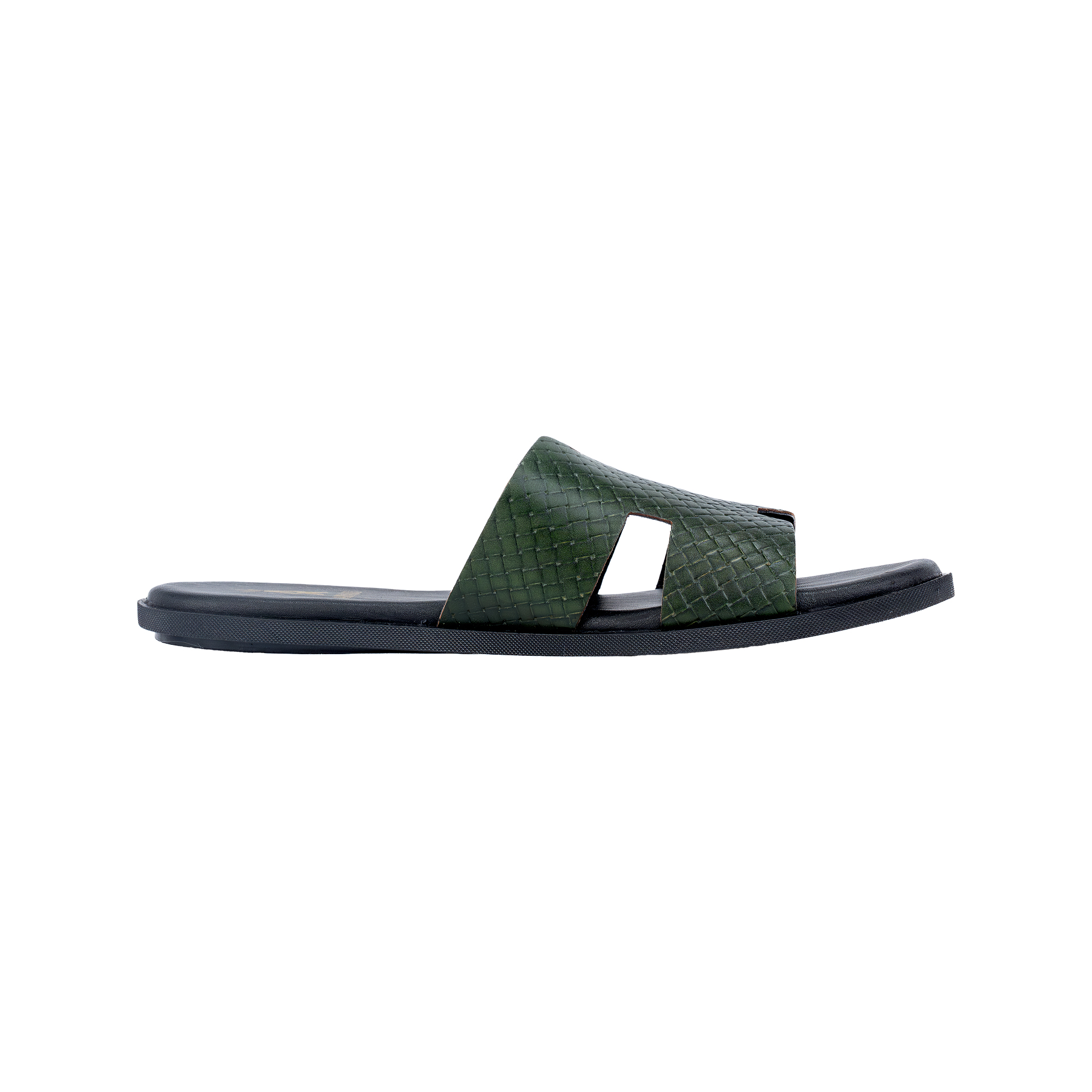 Roamer – Woven Leather Slides - Image 6